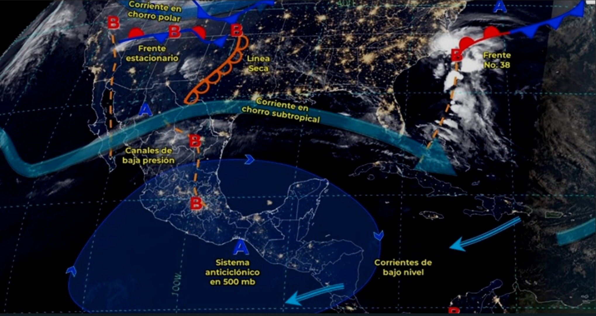 Pronóstico del clima en Tamaulipas