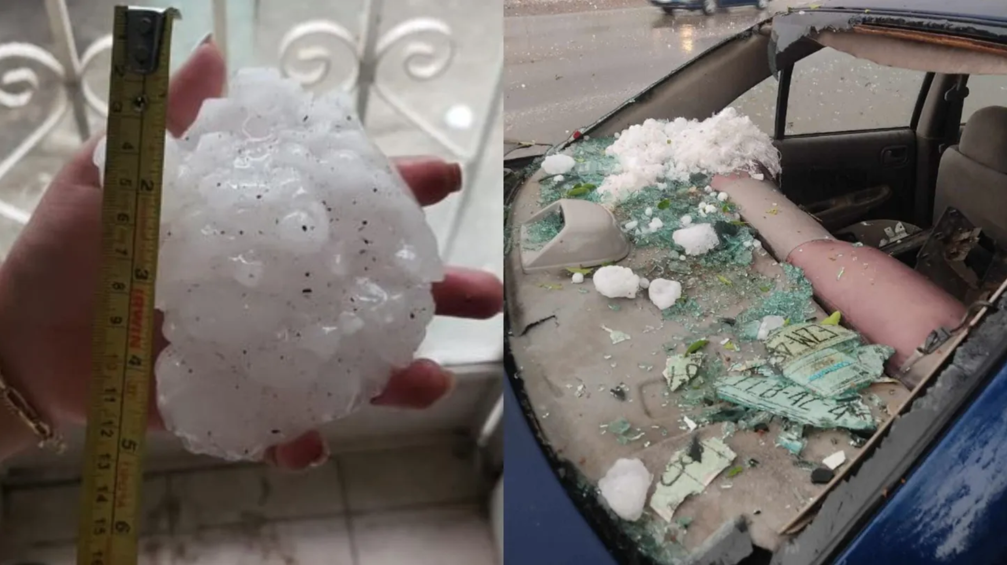 Granizo en Coahuila