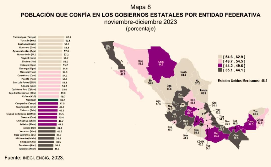 Mapa INEGI Tamaulipas