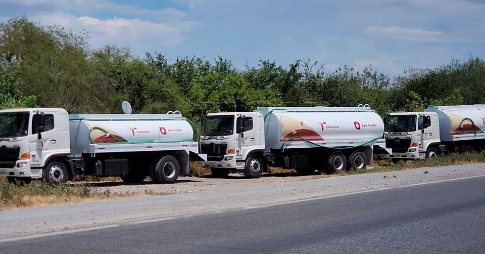 Comapa Victoria incrementa flota de pipas de agua ante sequía prolongada