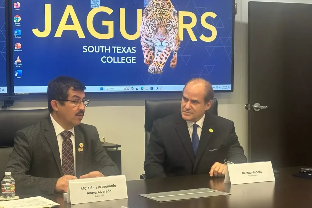 Histórica colaboración entre la UAT y el South Texas College