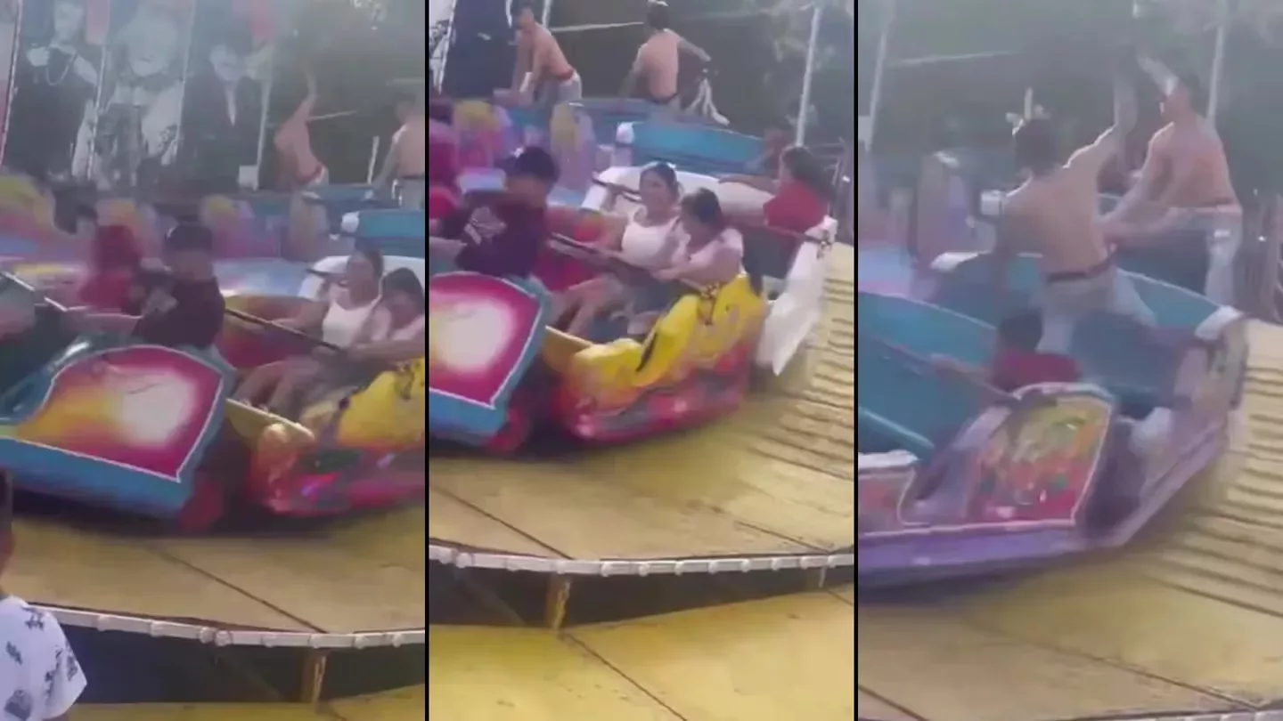 Accidente en Juego Mecánico de la Feria