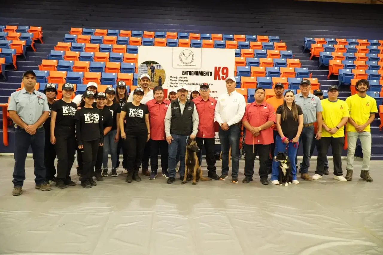 Rector de la UAT Inaugura Curso de Adiestramiento Canino K-9