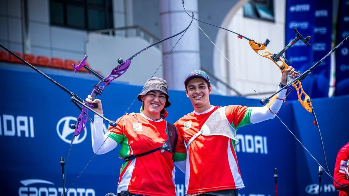 Alejandra Valencia y Matías Grande ganan oro en la Copa Mundial de Tiro con Arco