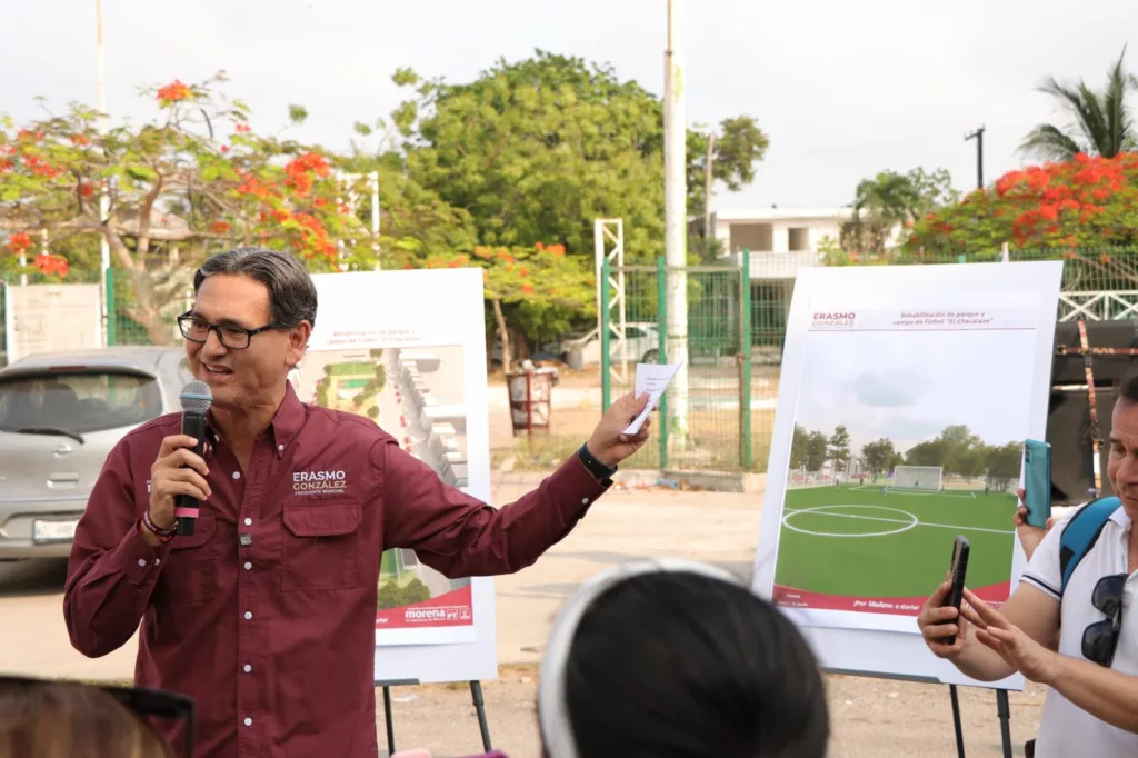 Erasmo González, El Chacalazo, Ciudad Madero, deporte, rehabilitación de parques