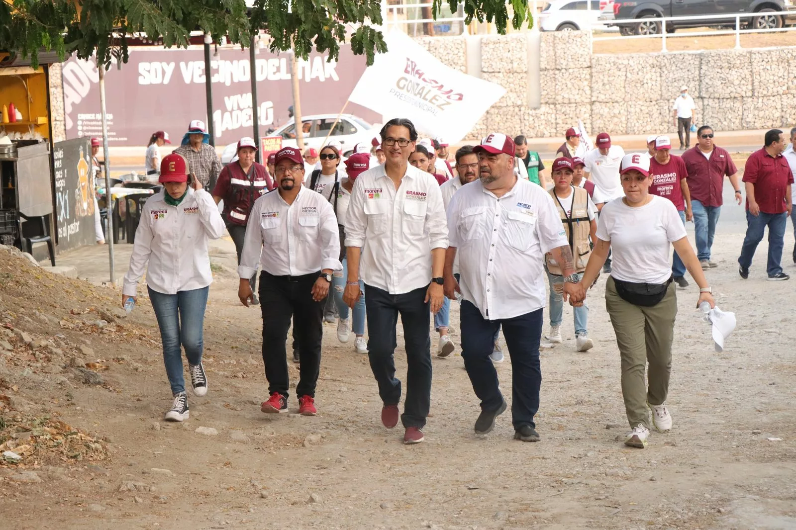 Panistas Refuerzan Campaña de Erasmo González