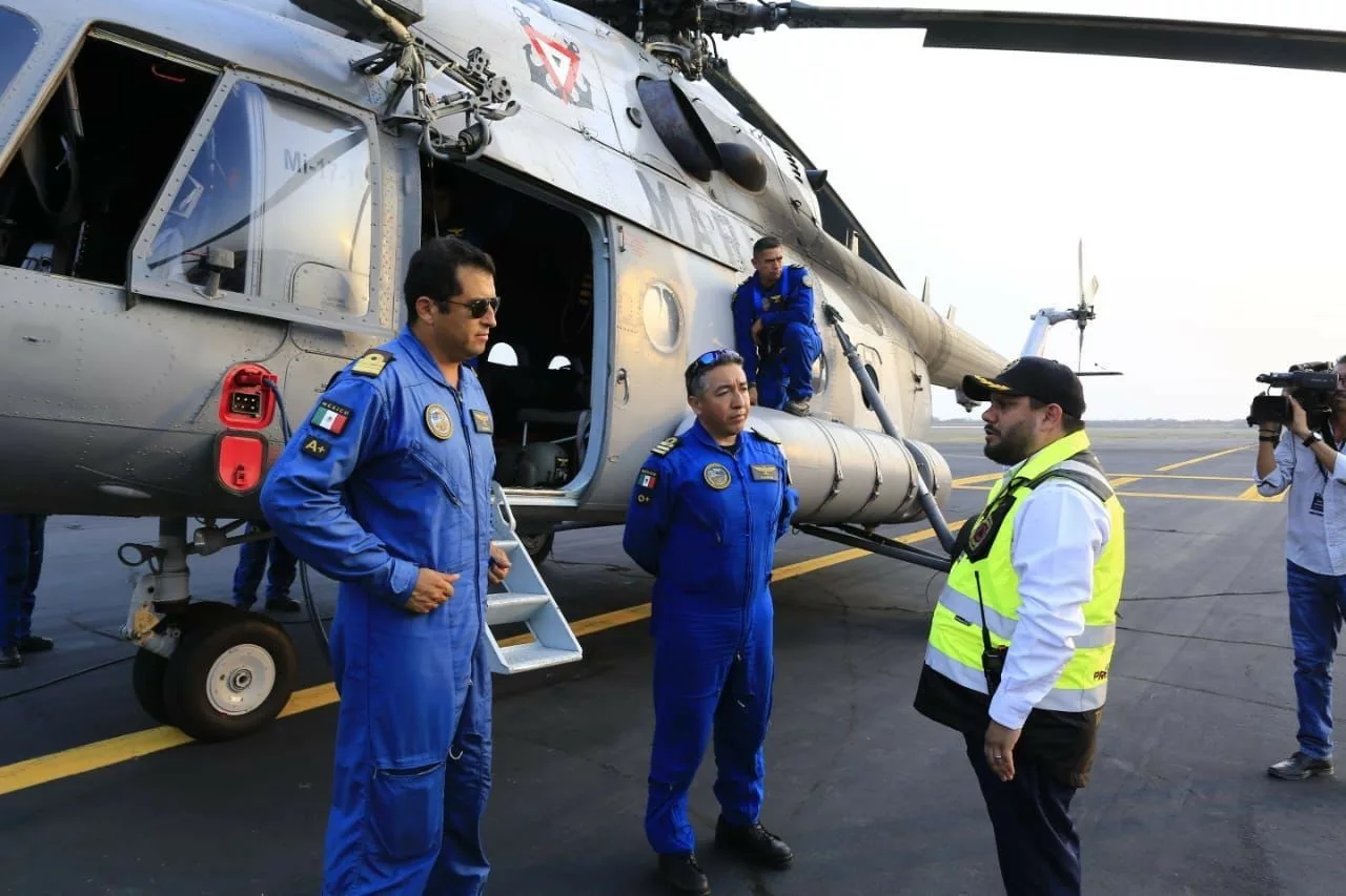 Gobernador de Tamaulipas Gestiona Helicóptero para Combatir Incendio Forestal