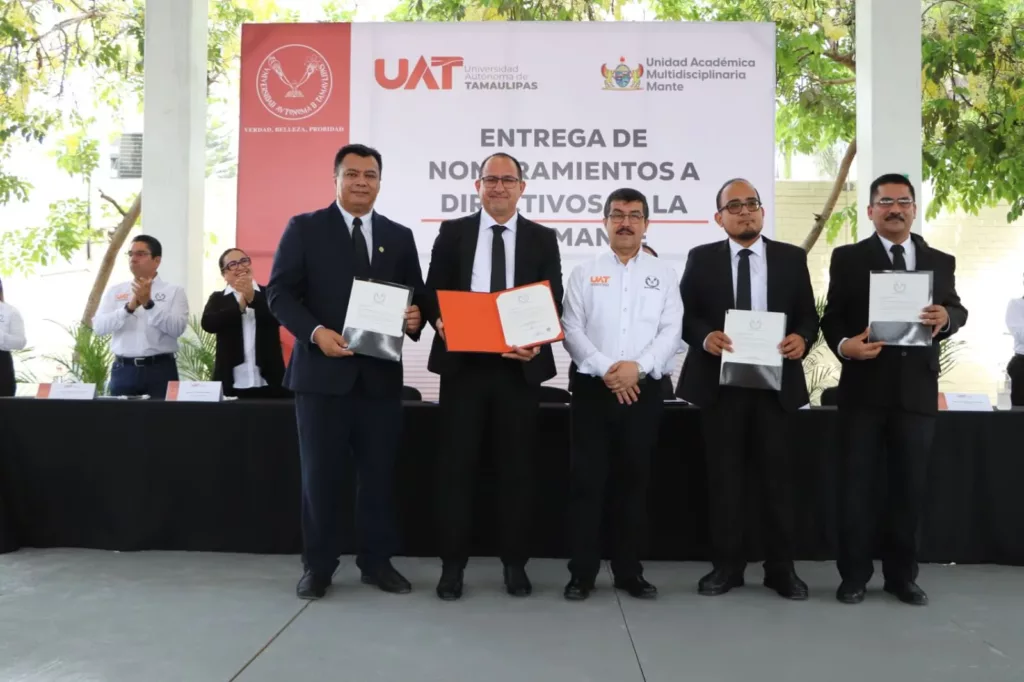 Rector de la UAT Designa Nuevos Directivos en UAM Mante