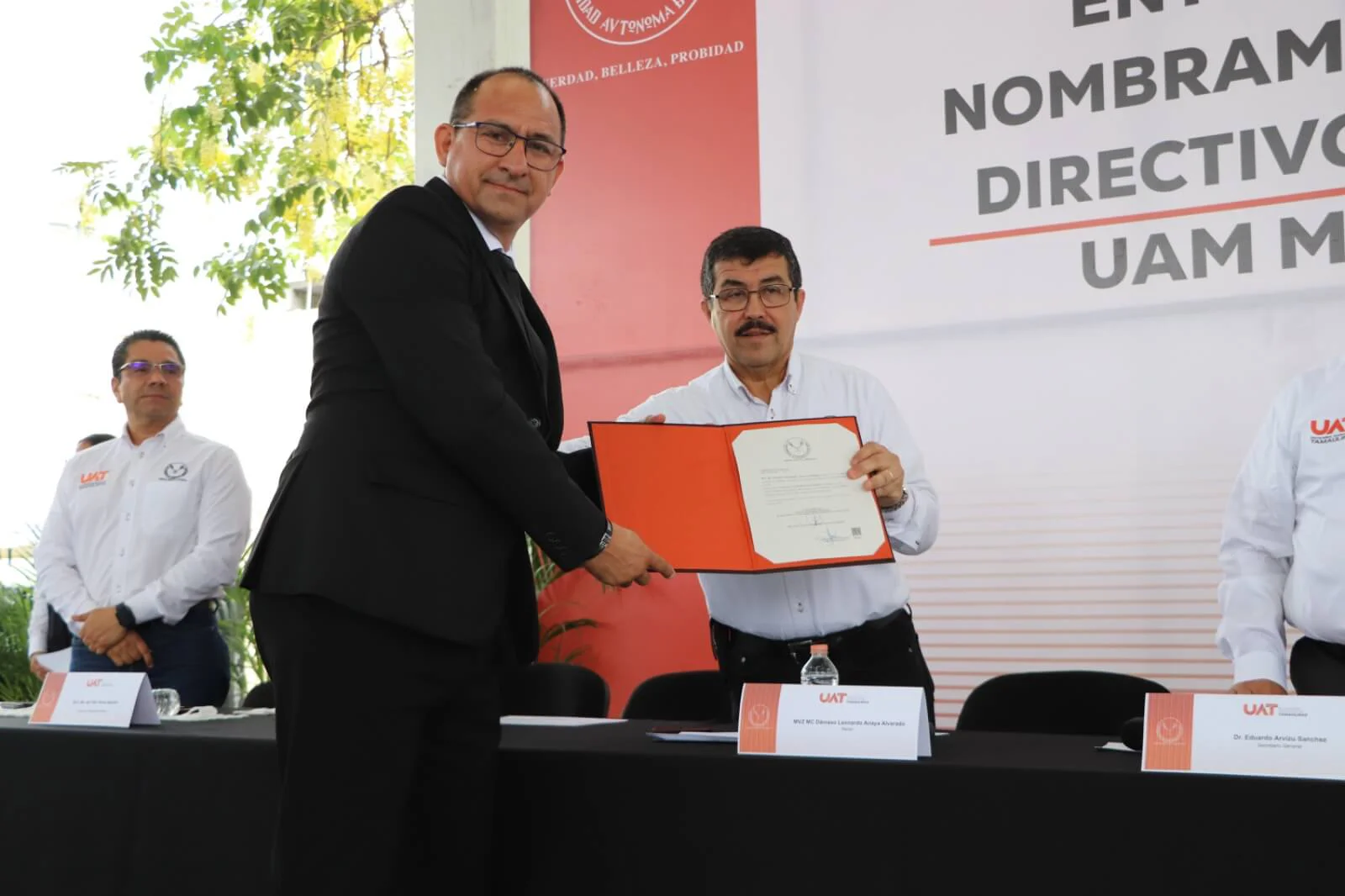 Rector de la UAT Designa Nuevos Directivos en UAM Mante