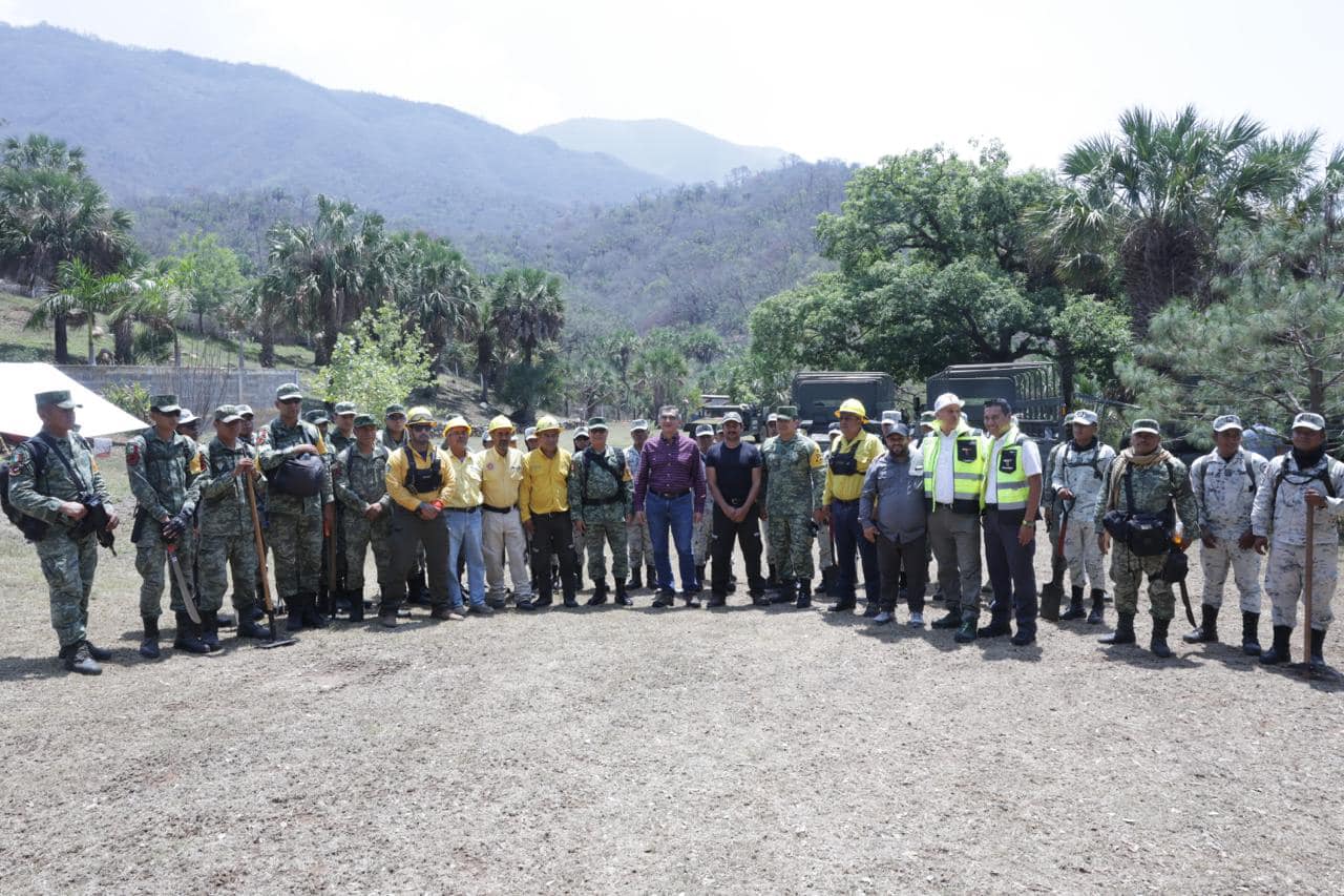 Gobernador supervisa trabajos en el Cañón del Novillo