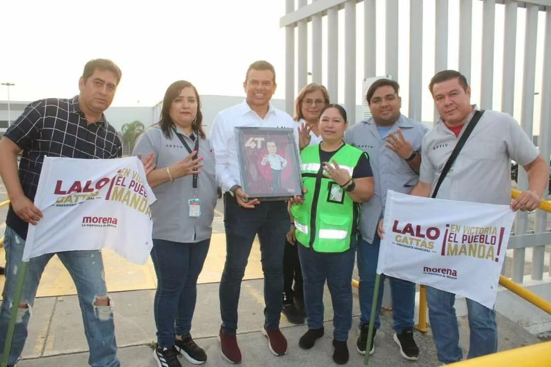 Lalo Gattás Dialoga con Trabajadores de Maquiladoras en Victoria