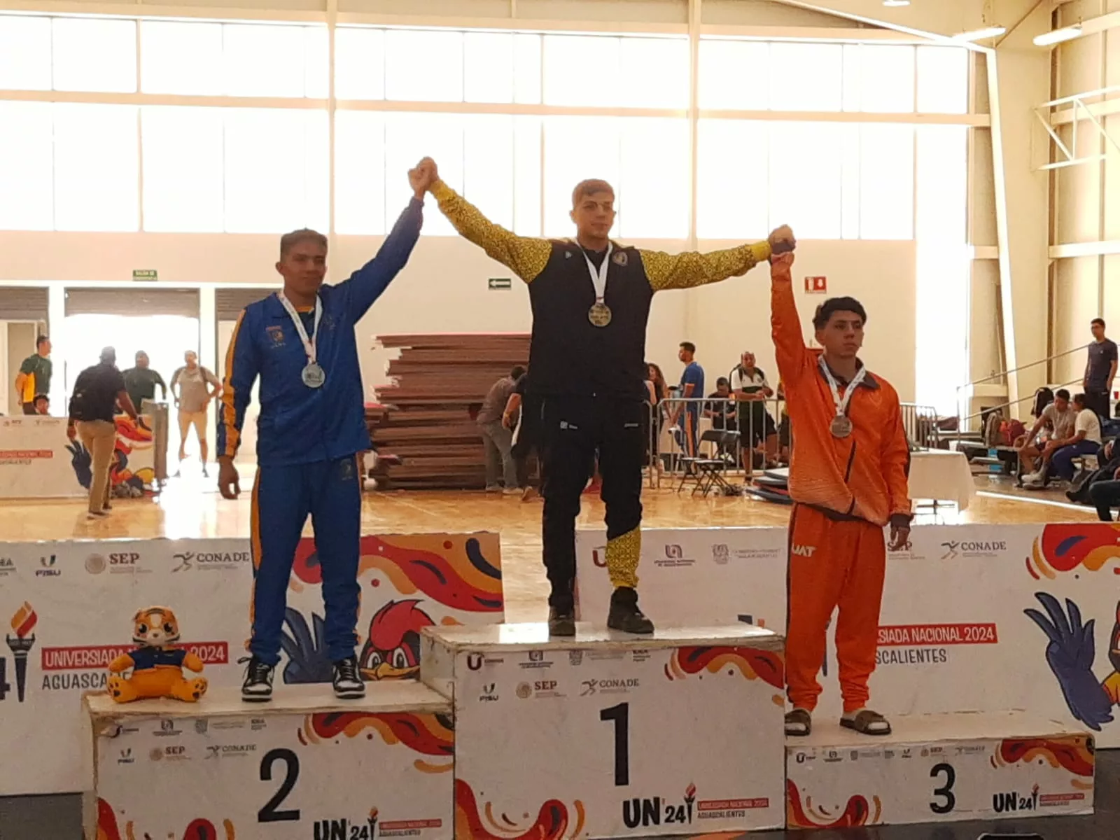 Grimany gana bronce para la UAT en Luchas Universitarias