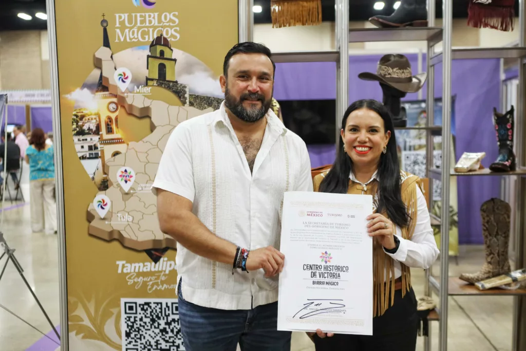 Victoria recibe nombramiento de Barrio Mágico en Tianguis Internacional