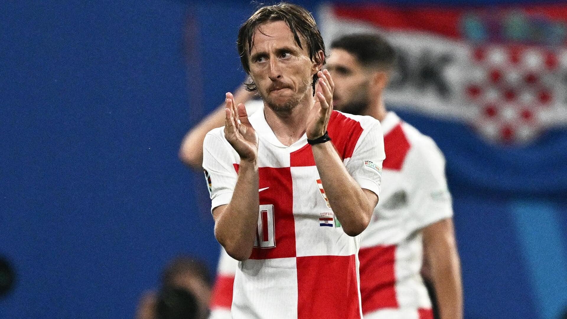 Luka Modric Emotivo en su Despedida de la Eurocopa