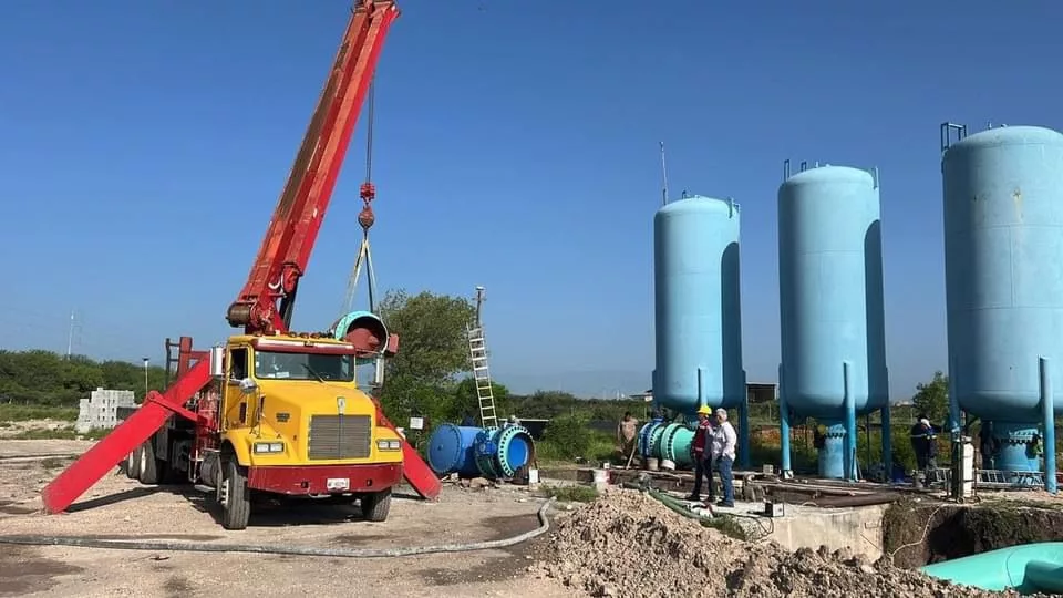 COMAPA Victoria realiza mantenimiento electromecánico en acueducto