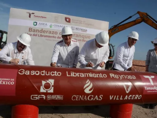 Inicia Américo Villarreal Construcción del Gasoducto Libramiento en Reynosa