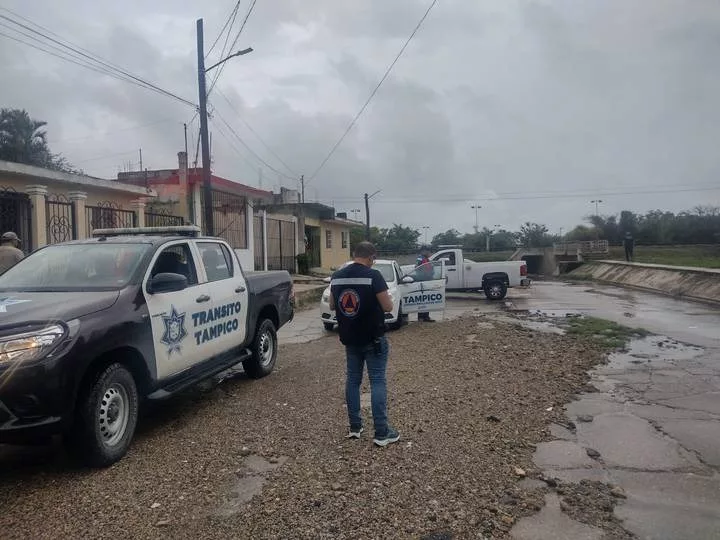 Operativo de Vigilancia y Apoyo en Zonas Bajas de Tampico