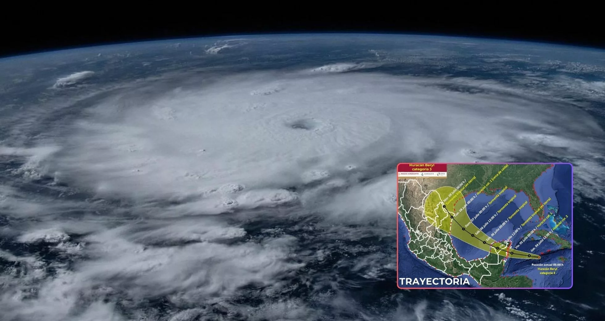 Tamaulipas Prepara Medidas Ante el Huracán Beryl