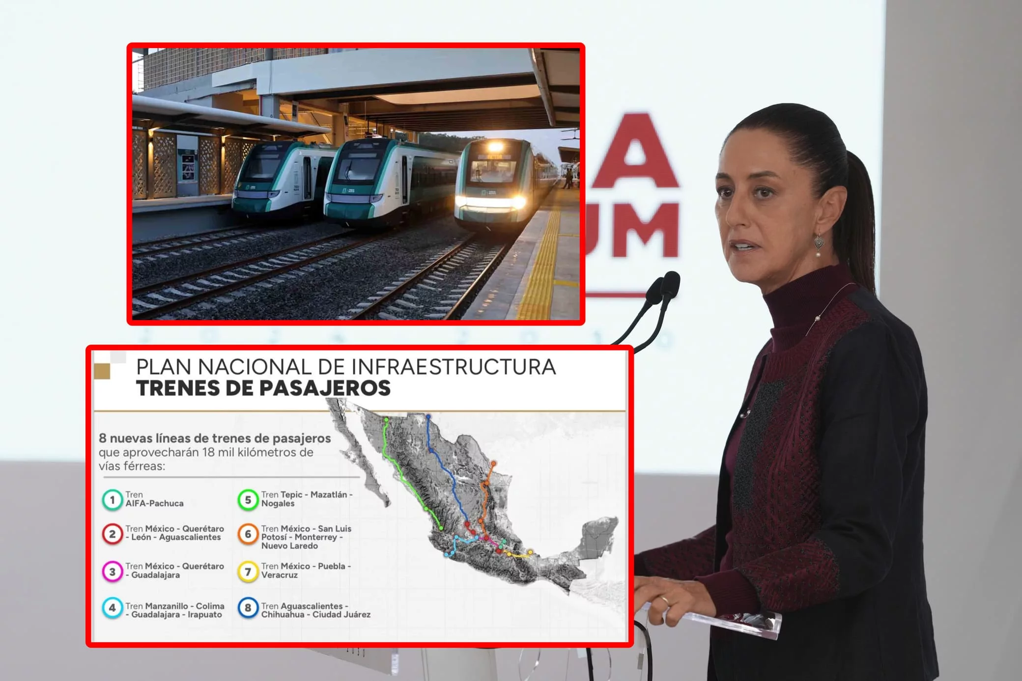 Sheinbaum Anuncia Nuevas Rutas de Tren para Tamaulipas