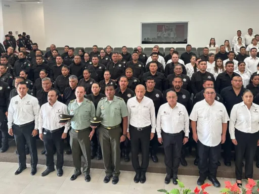 Guardia Estatal recibe capacitación de la Policía Nacional de Colombia