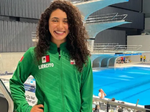 Gaby Agúndez termina en quinto lugar en plataforma; Orozco en octavo