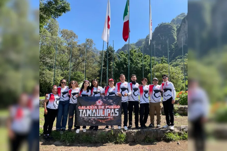 Cruz Roja Tamaulipas Participa en el 18° Campamento Nacional de Juventud