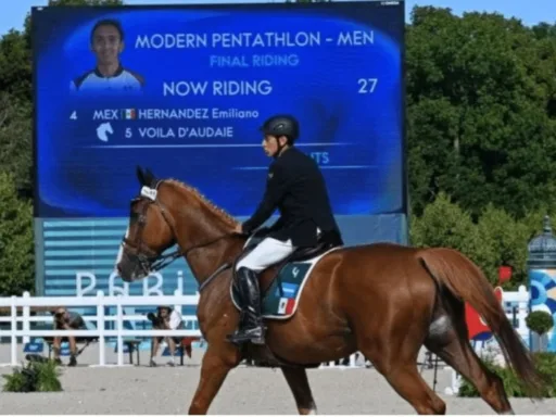 Emiliano Hernández, cuarto lugar en Pentatlón Moderno en París 2024