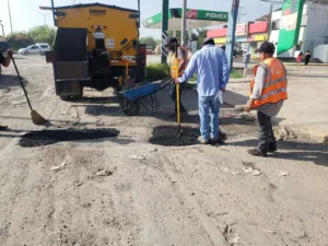 Avanza el mejoramiento de calles en Ciudad Victoria