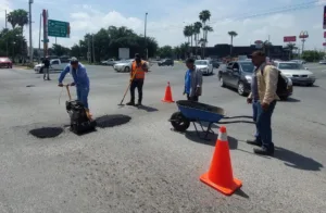 Avanza el mejoramiento de calles en Ciudad Victoria