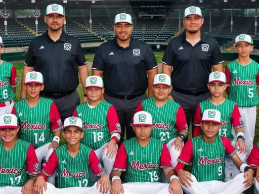 Todo Listo para el Debut de la Liga Matamoros A.C. en el Mundial de Ligas Pequeñas! ⚾️🏟️