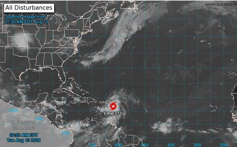 Se Forma la Tormenta Tropical Ernesto en el Atlántico: Esto Sabemos