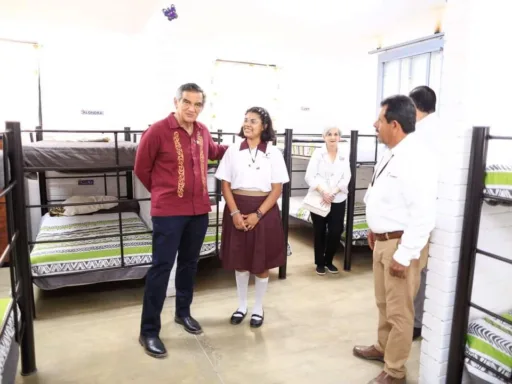 Gobernador de Tamaulipas lanza programa "El Albergue es Nuestro" para mejorar alojamientos escolares