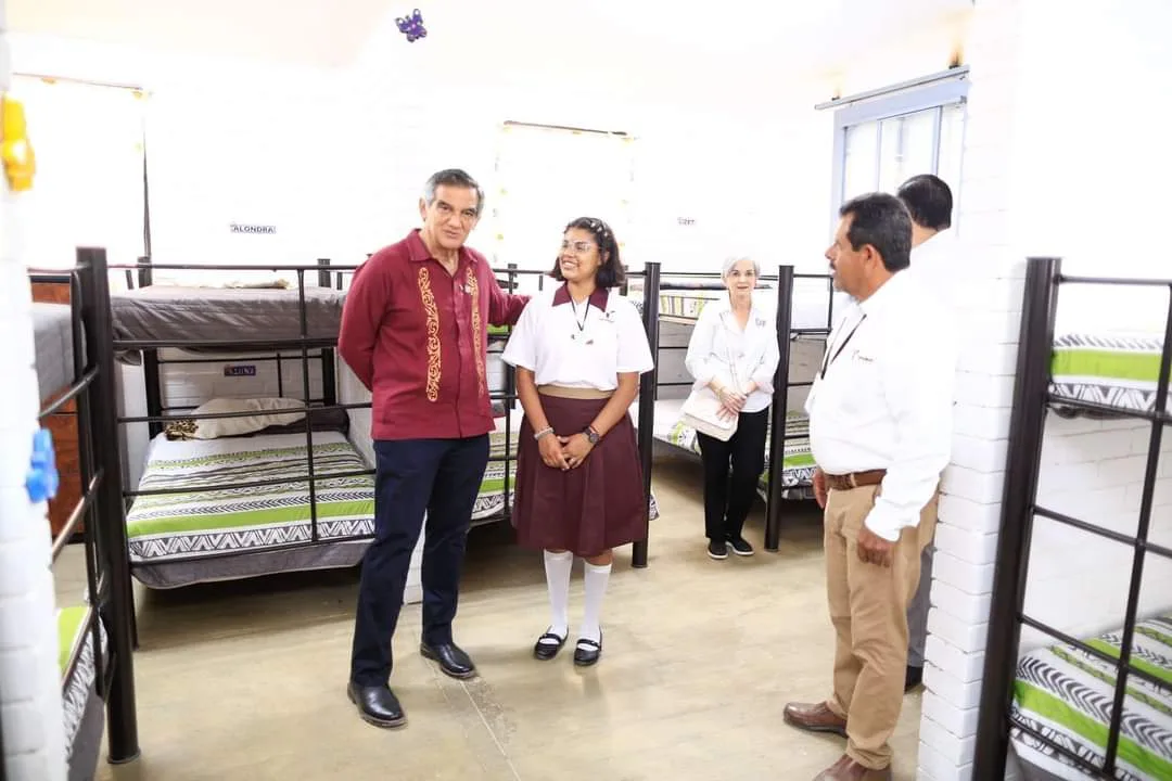 Gobernador de Tamaulipas lanza programa "El Albergue es Nuestro" para mejorar alojamientos escolares