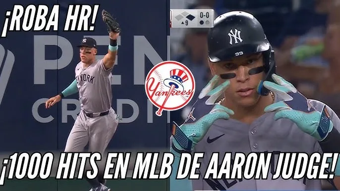 Aaron Judge alcanza los 1,000 hits en MLB y brilla en la victoria de los Yankees