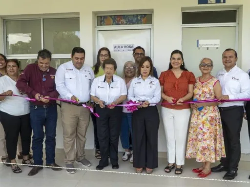 Inauguran el 'Aula Rosa' en La Borreguera de Tampico para el empoderamiento femenino