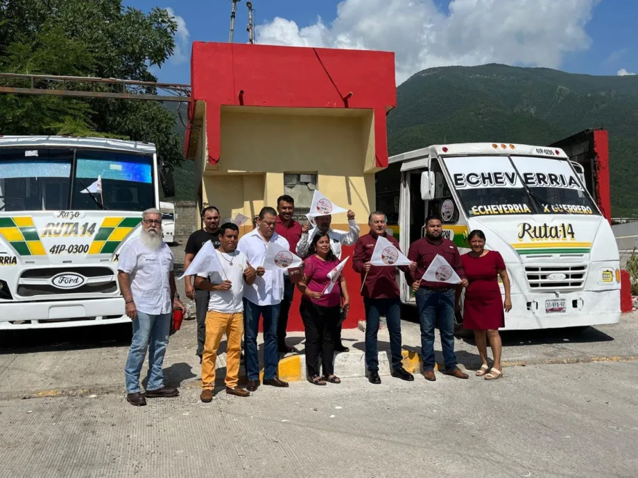 Arranca la "Ruta de la Transformación" en Victoria con 26 unidades de transporte público