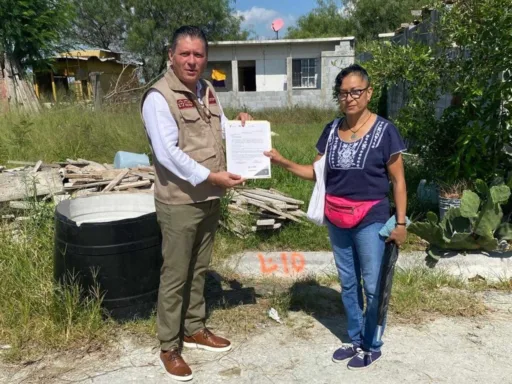 Familias de Matamoros reciben sus terrenos tras 25 años de espera