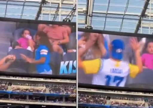 ¡Momento más vergonzoso del año! Fan de los Rams es rechazado en propuesta de matrimonio