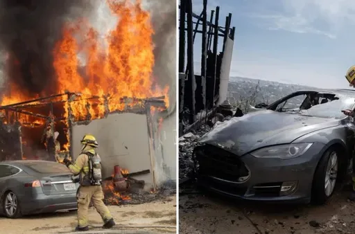 Incendio en Tijuana por conexión ilegal de Tesla