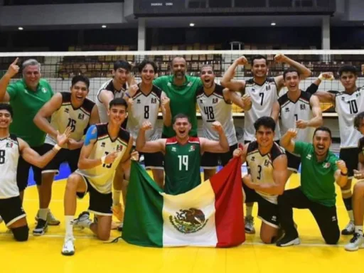 Tamaulipeco gana medalla histórica con la Selección Mexicana Sub-23 de voleibol