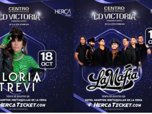 Gloria Trevi y La Mafia se unen a la cartelera de la Feria Tamaulipas 2024