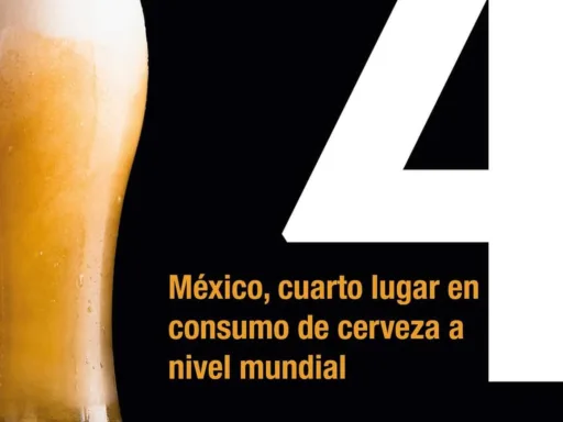 México ocupa el cuarto lugar mundial en consumo de cerveza