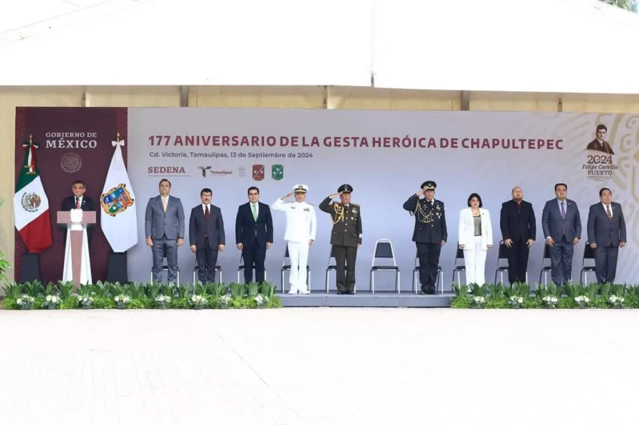 Américo Villarreal Encabeza el 177 Aniversario de la Gesta Heroica de los Niños Héroes