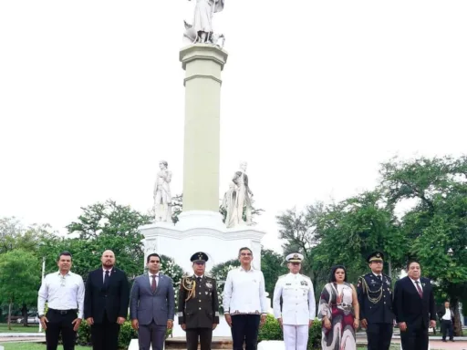 Américo Villarreal rinde homenaje a los héroes de la Independencia en el 214 aniversario