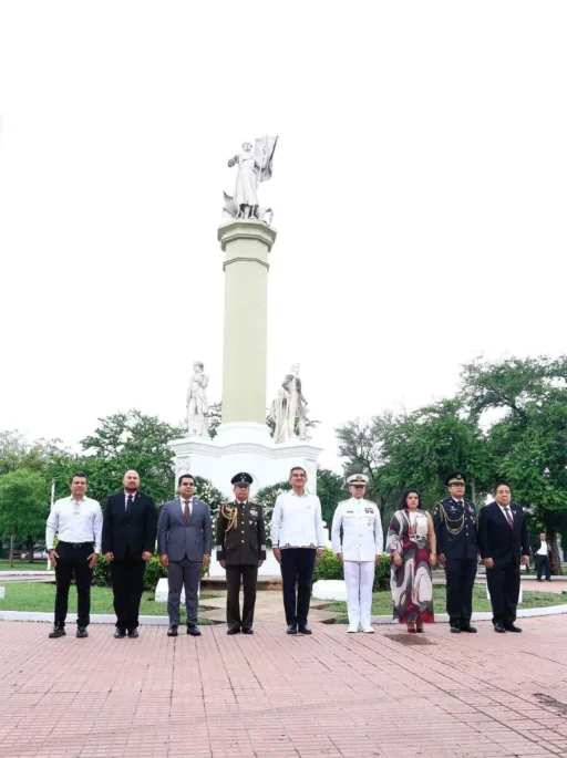 Américo Villarreal rinde homenaje a los héroes de la Independencia en el 214 aniversario