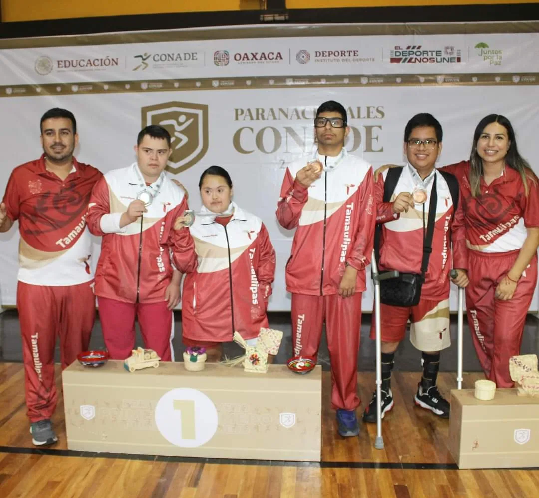 Tamaulipas hace historia en Paratenis de mesa con medallas de plata y bronce