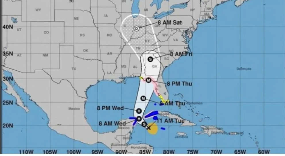 Tormenta Helene se mantendría distante a Tamaulipas: PC