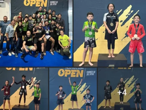 Tamaulipecos brillan en el Nuevo León Open 2024 de Jiu Jitsu Brasileño