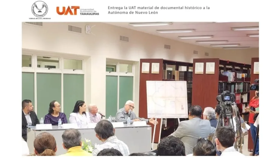 UAT entrega documento histórico a la Universidad Autónoma de Nuevo León