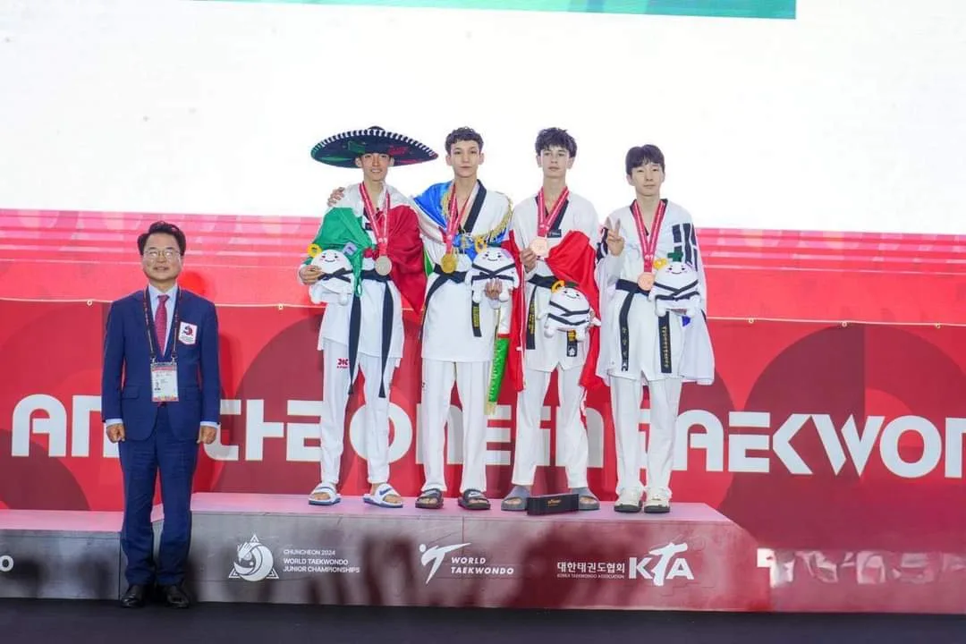 México logra Plata y Bronce en Mundial Juvenil de Taekwondo